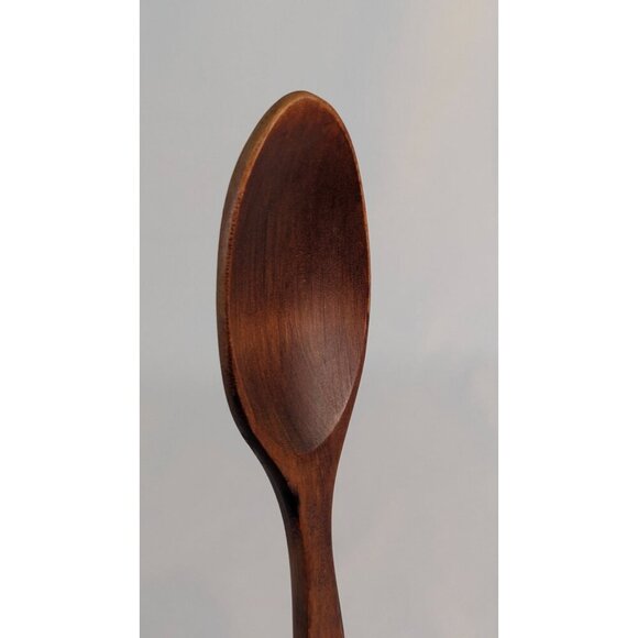 Vintage MCM Baribocraft salad bowl set handcrafted Canadian maple bowls utensils - Picture 12 of 13